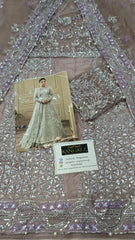 Anaya Lilac Bridal Gown Bridal Collection 3 Piece Unstitched / Stitched
