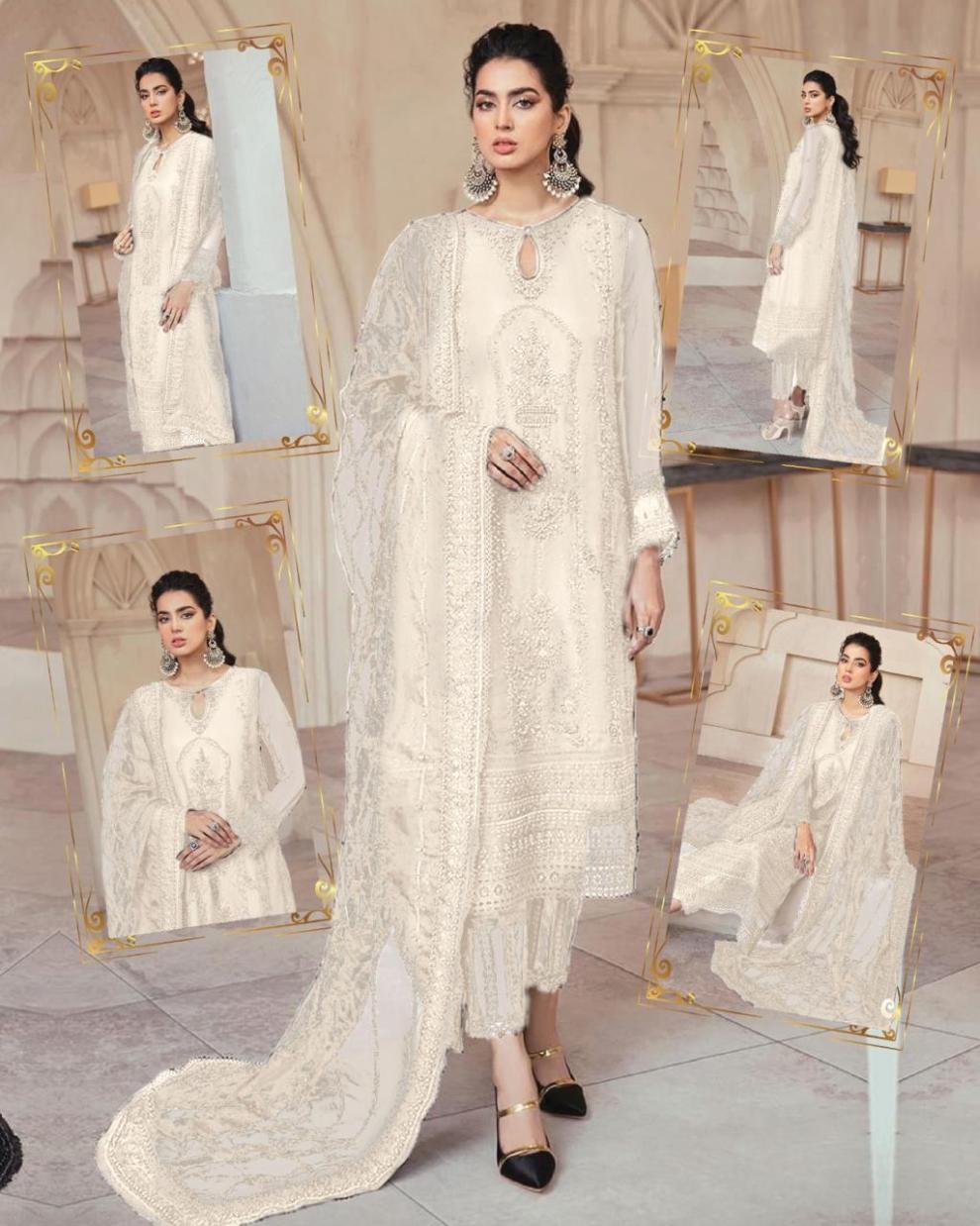 Mushq luxury Formal Net Collection 3 Piece Unstitched