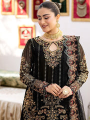 Baroque Embroidered Luxury Chiffon 3 Piece Unstitched