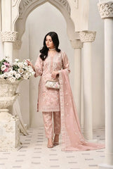 Guzel Luxury Dress organza Collection 3 Piece Unstitched / Stitched