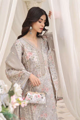 Guzel Luxury Dress organza Collection 3 Piece Unstitched / Stitched