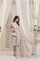 Guzel Luxury Dress organza Collection 3 Piece Unstitched / Stitched