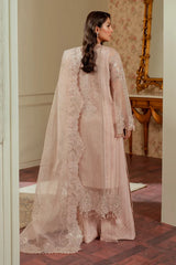 Baroque Luxury Organza Embroidered 3 Piece Unstitched / Stitched