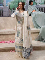 Mahnoor Embroidered Lawn Collection 3 Piece Unstitched / Stitched