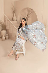 Ma yaar Luxury Lawn Embroidered 3 piece Unstitched / Stitched