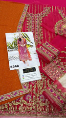 Farah Talib Aziz Luxury Embroidered Chiffon 3 Pices Unstitched / Stitched