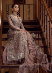 Crimsom Luxury Organza Maxi Bridal Embroidered 3 Piece Unstitched / Stitched