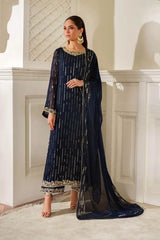 Iznik Chiffon Formal Collection Embroidered 3piece Unstitched / Stitched