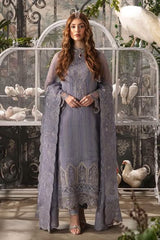 Afrozeh Embroidered Organza Wedding Collection 3 Piece Unstitched / Stitched