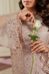 Baroque Luxury Organza Embroidered 3 Piece Unstitched / Stitched