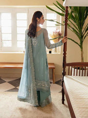 Gulaal Embroidered Organza Wedding Collection 3 Piece Unstitched / Stitched