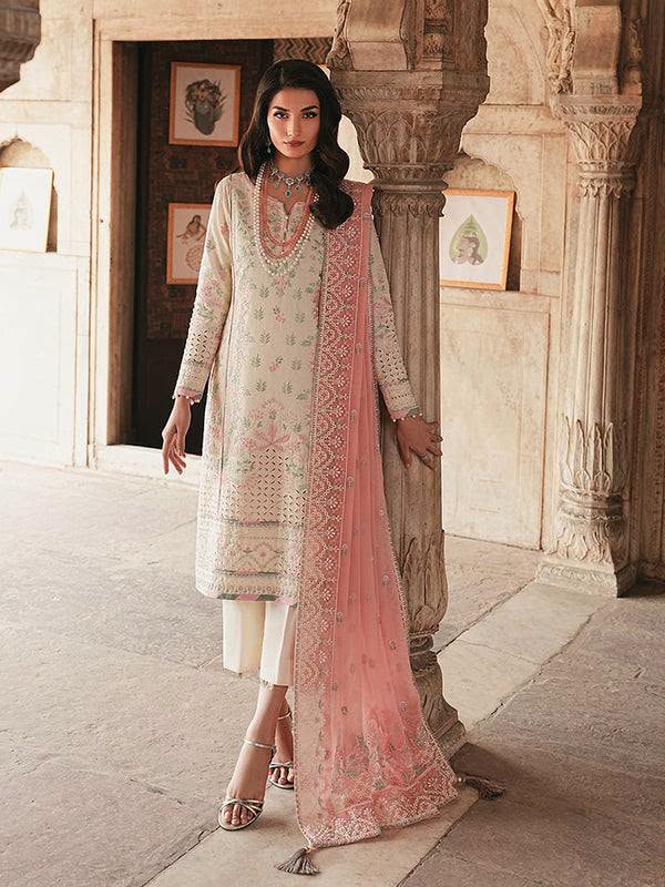 Gulaal Embroidered Chiffon Formal Collection 3 Piece Unstitched / Stitched