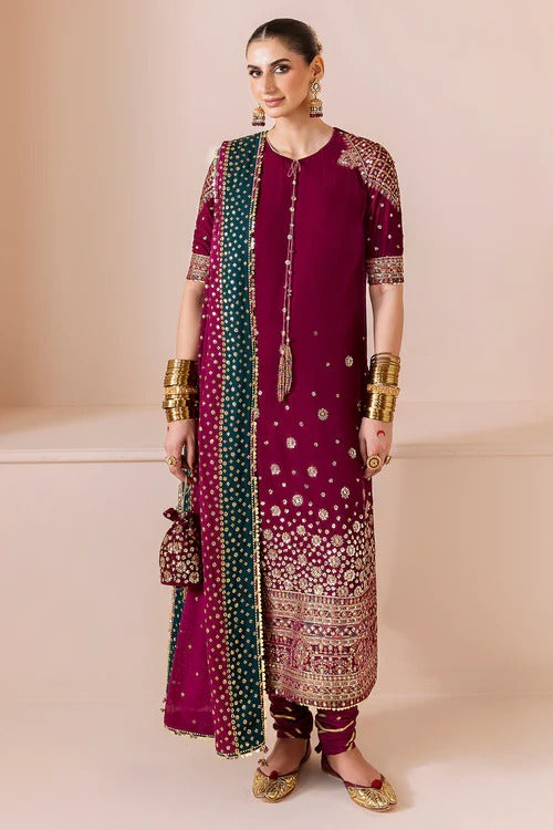 Jazmin Chandani Luxury Velvet Collection 3 piece Unstitched