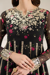 Farasha Luxe Embroidered Chiffon 3 Piece Unstitched