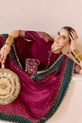 Jazmin Chandani Luxury Velvet Collection 3 piece Unstitched