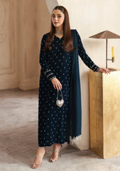 Vanya Luxury Velvet Embroidered Collection 3 Piece Unstitched