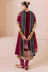 Jazmin Chandani Luxury Velvet Collection 3 piece Unstitched