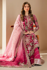 Jazmin New Arrival Luxury Chiffon Embroidered 3 Piece Unstitched / Stitched
