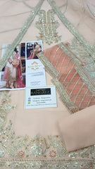 Agha Noor organza Emb Formal Collection 3 Piece Unstitch