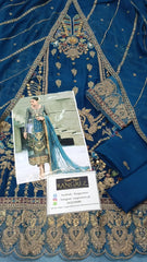 Emaan Adeel Belle Robe Zinc Unique Chiffon Collection Unstitched / Stitched