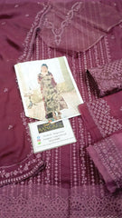 Azure luxury Chiffon Embroidered 3 Piece Unstitched / Stitched