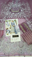 Maria B Embroidered Net Collection 3 Piece Unstitched / Stitched