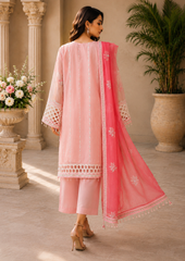 Rangrez luxury Chiffon Embroidered 3 Piece Unstitched / Stitched