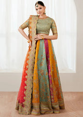 Baroque Chantelle Luxury Silk Maxi Embroidered 3 Piece Unstitched