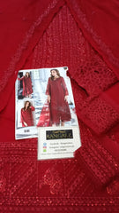 Azure Luxury Chiffon Embroidered 3 Piece Unstitched