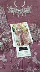 Maria B Luxury Net Hand Work Embroidered Saree Unstitched / Stitched