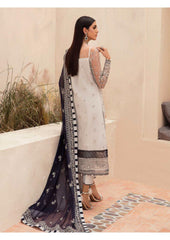 Gulaal Embroidered Wedding Collection Net 3 Piece Unstitched / Stitched