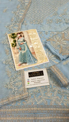 Flossie Luxury Embroidered Chiffon 3 Piece Unstitched / Stitched