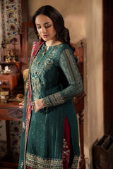 Nureh Hand Embellished Luxury Chiffon 3 Piece Unstitched / Stitched