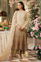 Maria B Embroidered Luxury Chiffon Collection 3 Piece Unstitched / Stitched
