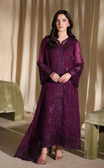 Azure Luxury Chiffon Embroidered 3 Piece Unstitched / Stitched