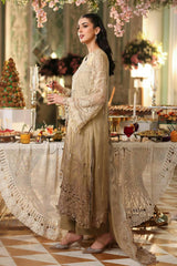 Maria B Embroidered Luxury Chiffon Collection 3 Piece Unstitched / Stitched