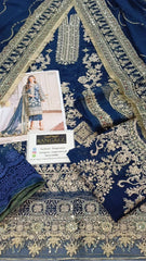 Baroque Chantelle Embroidered Luxury Chiffon 3 Piece Unstitched