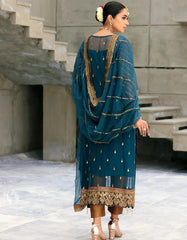 Emaan Adeel Belle Robe Zinc Unique Chiffon Collection