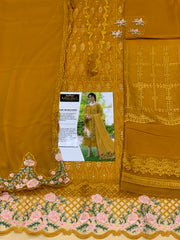 Zarqash Embroidered Lawn 3 Piece Unstitched