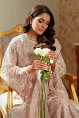 Baroque Luxury Organza Embroidered 3 Piece Unstitched / Stitched