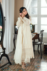 Azure Luxury Chiffon Embroidered 3 Piece Unstitched / Stitched