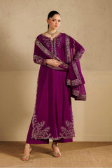 Iznik Kaftan Lawa Silk Collection Embroidered 3piece Unstitched / Stitched