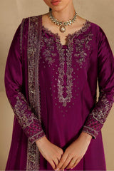 Iznik Kaftan Lawa Silk Collection Embroidered 3piece Unstitched / Stitched
