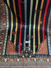 Maria B Hand Work Embroidery Luxury Silk Saree Unstitched