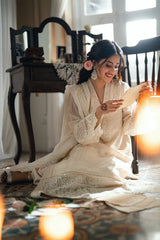 Azure Luxury Chiffon Embroidered 3 Piece Unstitched / Stitched