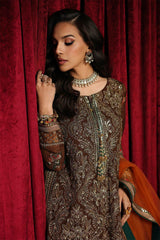 Charizma Luxury Chiffon Embroidery Collection 3 Piece Unstitched / Stitched