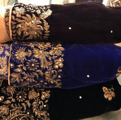 Velvet Shawls Ready To Wear Winter Wear New Look Royalty’s