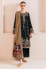 Jazmin Embroidered Chandni Velvet Collection 3 piece Unstitched