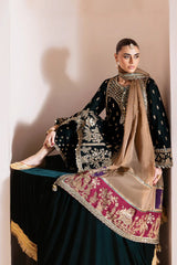 Jazmin Embroidered Chandni Velvet Collection 3 piece Unstitched