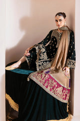 Jazmin Embroidered Chandni Velvet Collection 3 piece Unstitched